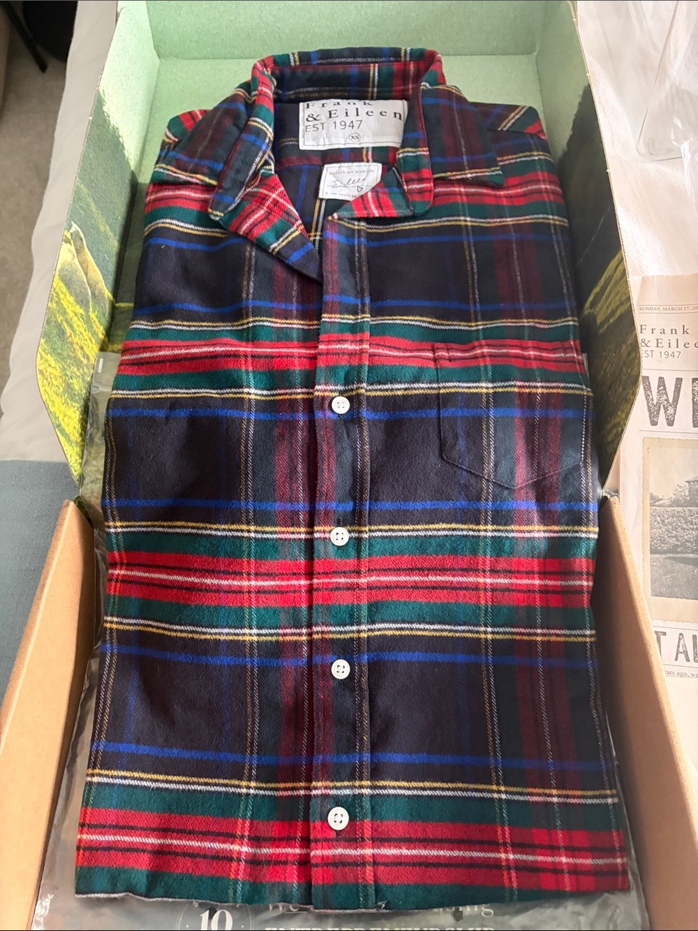 Frank & Eileen - Long-sleeve Eileen Flannel Shirt